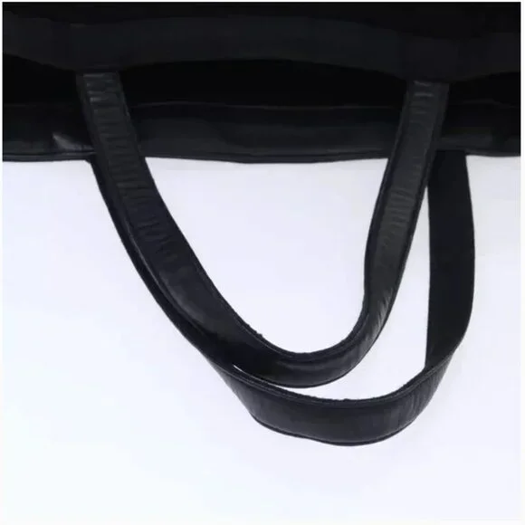 Chanel Tote Bag Pile Black Auth - Picture 11 of 14